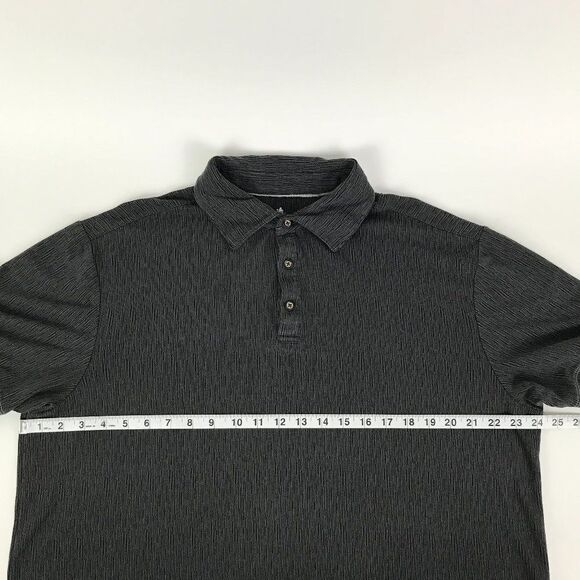 Nat Nast Polo Shirt Men's Large Gray Casual Short Sleeve Preppy Knit - Picture 4 of 7